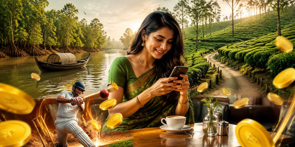 সুন্দরবনের চা বাগানে ক্রিকেট বেটিং উপভোগ